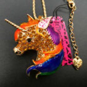 Betsey Johnson Unicorn Necklace
